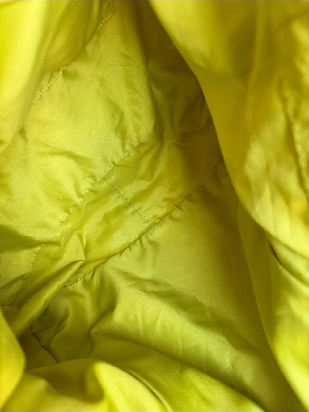 Lululemon Side Cinch Shopper Large Tote Tag Neon Yellow 18L